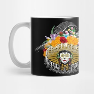 Catrina olive hat Mug